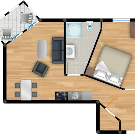 아파트 Residenz Am Balmer - Bs 22 Mit Wellnessbereich